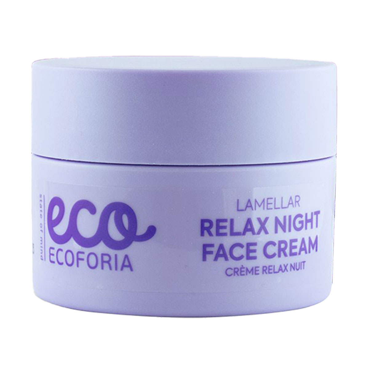 Уцінка! Нічний крем для обличчя Ecoforia Lavender Clouds Relax Night Face Cream, 50 мл